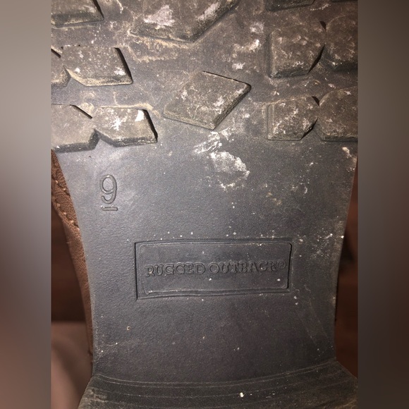Rugged Outback |  Brown Lined Winter Boots: US 9 - Picture 7 of 16